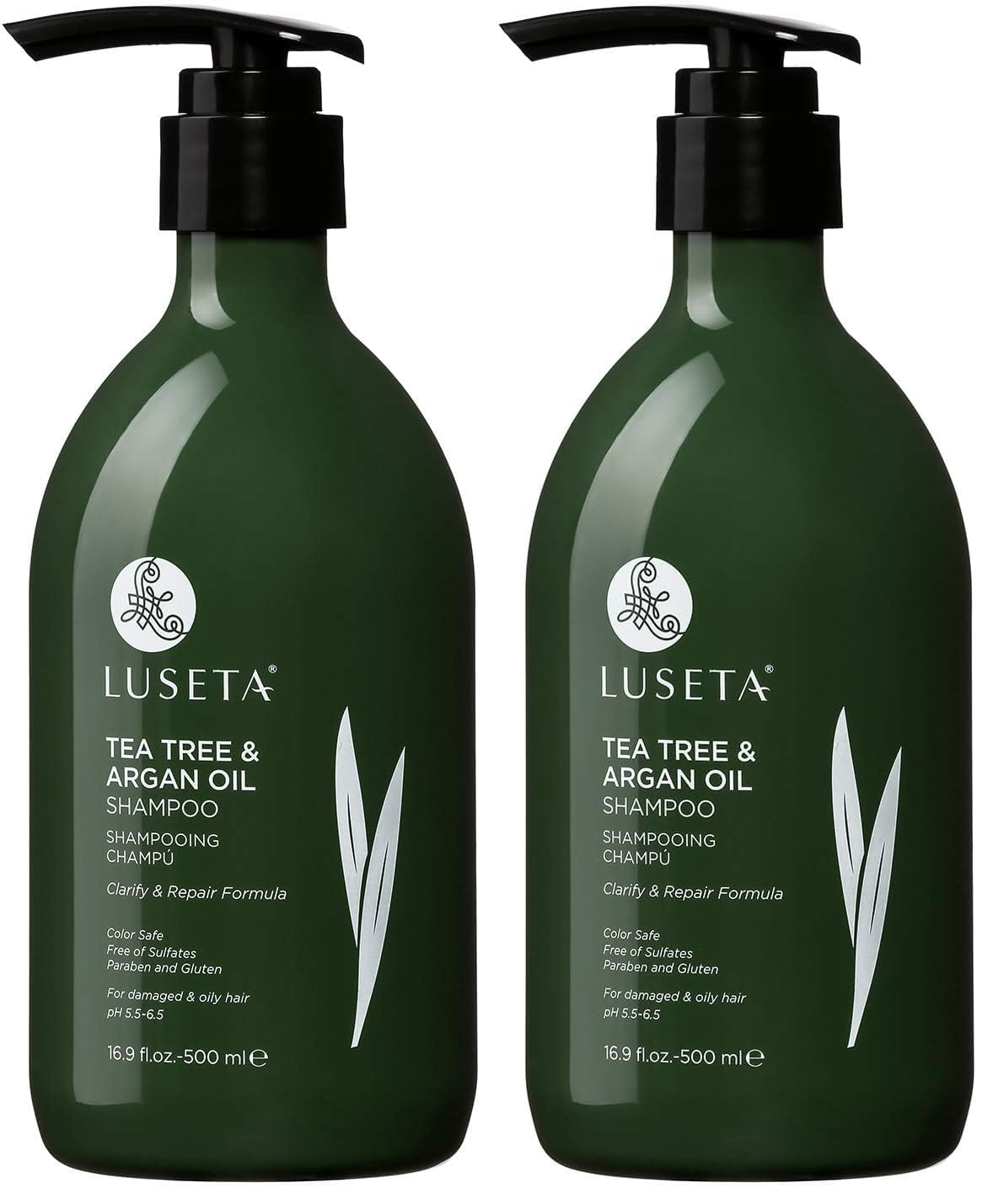 Luseta Tea Tree Oil Conditioner - Natural Anti Dandruff Treatment for Dry and Damaged Hair, Sulfate Free & Safe for Color Treated Hair 33.8oz