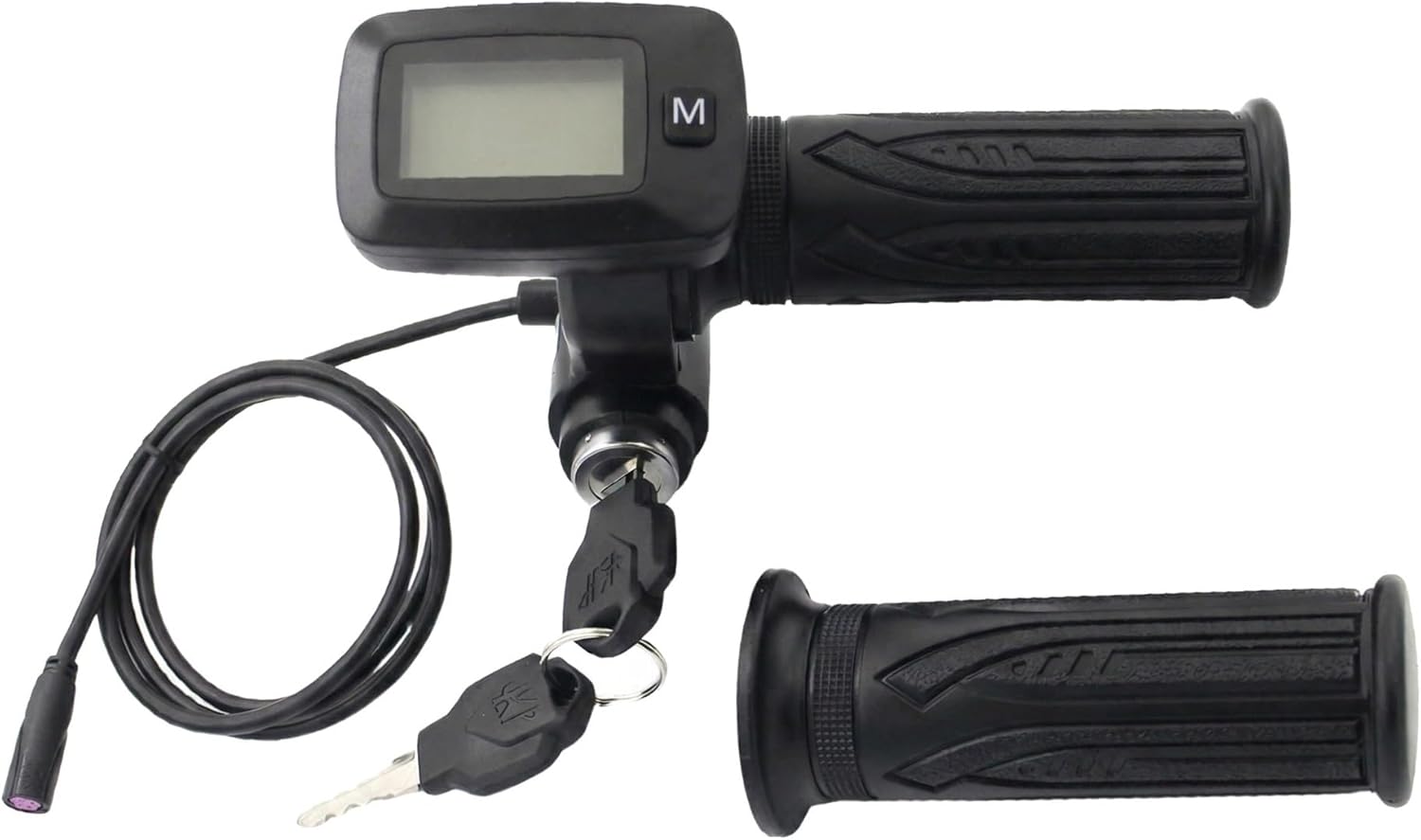 Throttle for Tuttio Soleil 01 Electric Dirt Bike, 48V LCD Display w/M Button, Tuttio Ebike Throttle Integrated Display, Only Fit Tuttio Soleil01 (No Non-M), Tutti Soleil 01 Accessories for Teens