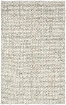 Kosas Home Anello 24 x 36 Jute Fabric & Seagrass Area Rug in Ivory