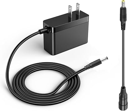 36V Replacement Charger for 29.6V Battery Cordless Vacuum Cleaner Compatible with SunSare X7A, SMOTURE VAC01 550W 45Kpa Stick Cordless Vacuum Cleaner Power Cord Adapter