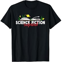 Science Fiction Squad Sci-fi Bookish Club T-Shirt