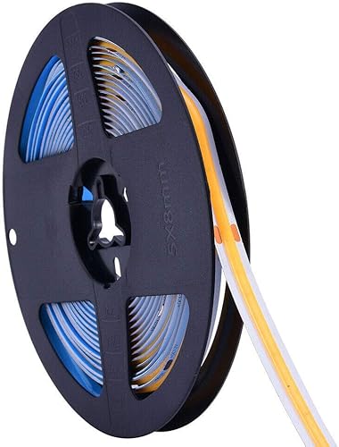 Miniatura 3 de KD-tec 384Ledm 16.4ft COB Flexible LED Tira de Luz DC12V24V Cinta Bendable (24V, Verde)