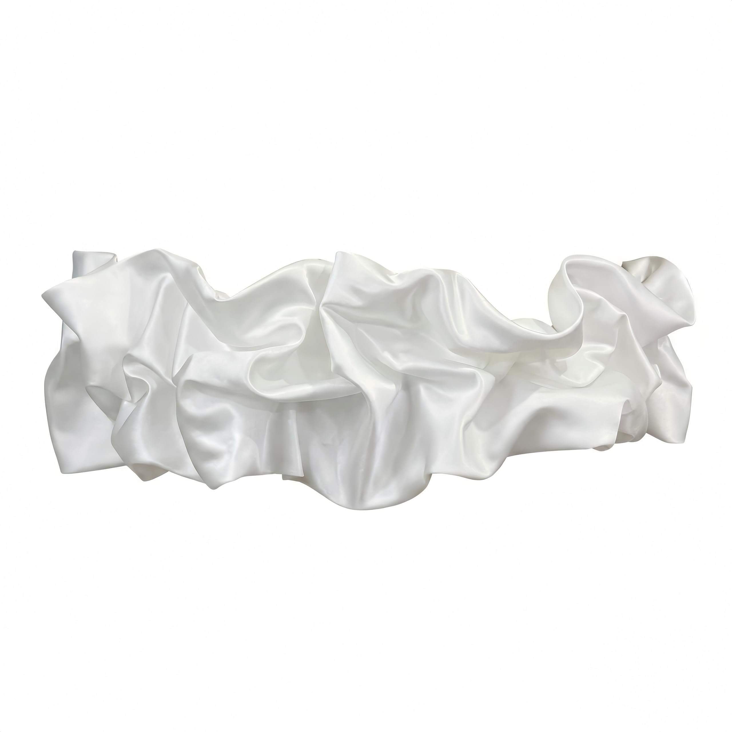 Photo 1 of ** Thought this was attachments for each sleeve **
WEIMU Satin Off-Shoulder Ruffle Sleeves for Dresses, Adjustable Back Tie, Elegant Bridal & Formal Dress Accessory