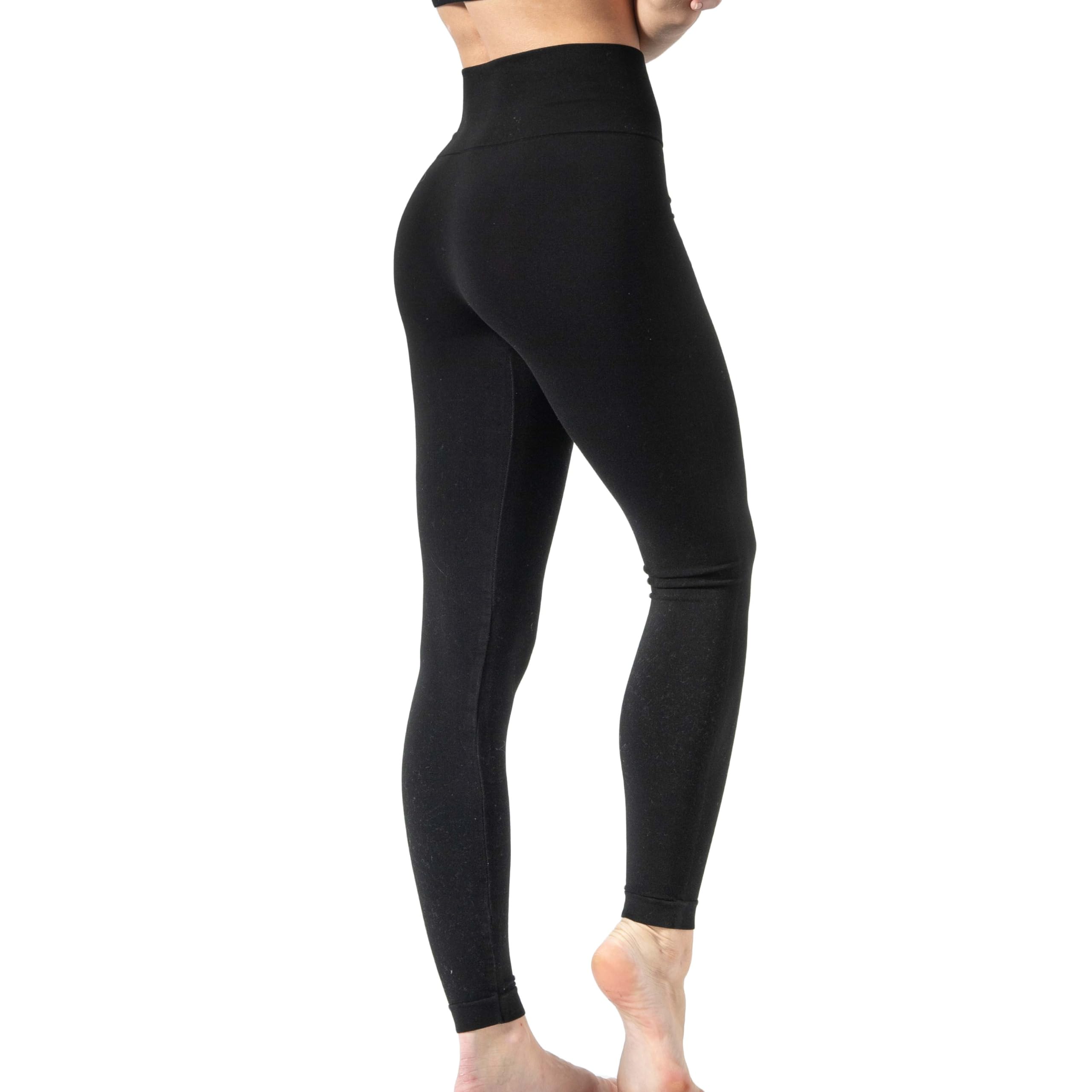 Risalti High Waist Stretch-Microfaser Leggings Damen Bauchweg Plus Abdeckend - Top Abdominales Hochhauskleidungsstück fü