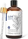 HIQILI 1 Fl Oz Clove Oil for Teeth and Gums, Oral Care, DIY Clean Spray, Aromatherapy, 100%!P(MISSING)ure Natural Premium - 30ml