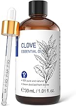HIQILI 1 Fl Oz Clove Oil for Teeth and Gums, Oral Care, DIY Clean Spray, Aromatherapy, 100% Pure Natural Premium - 30ml