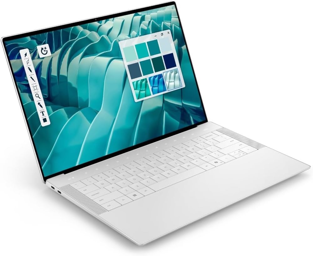 NewDe.l.l 14 Premium (Previously XPS14) AI Laptop 14.5" 3.2K OLED TouchScreen 16-Cores Ultra 7 255H 64GB LPDDR5 RAM 2TB SSD Geforce RTX 4050 Graphics Backlit Webcam Fingerprint Thunderbolt Win 11Pro