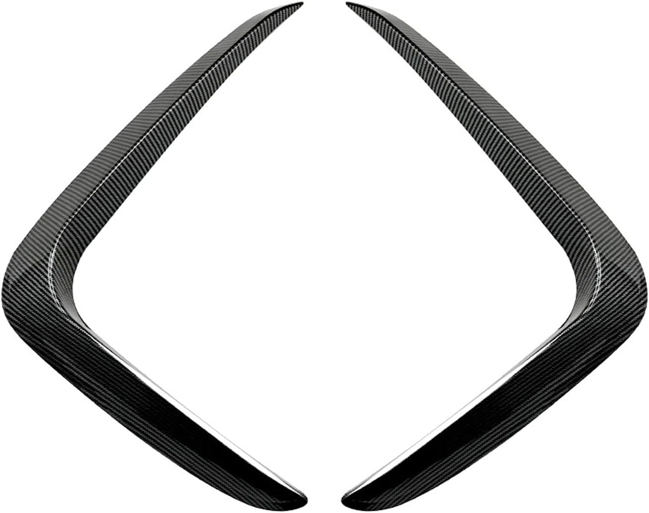 2PCS Front Bumper Canard Splitter Compatible with X3 X4 G01 G02 M Sport 2018 2019 2020 2021, Carbon Fiber Pattern Front Canard Spoiler Flap – HDirect