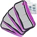 Packing Cubes 4pcs Value Set for Travel , Luggage Organizers - Slim (Purple)