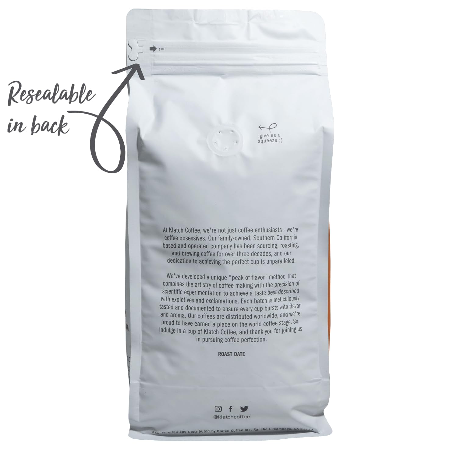 Klatch Coffee Belle Espresso Medium-Dark Roast, 2 Pounds, Whole Bean