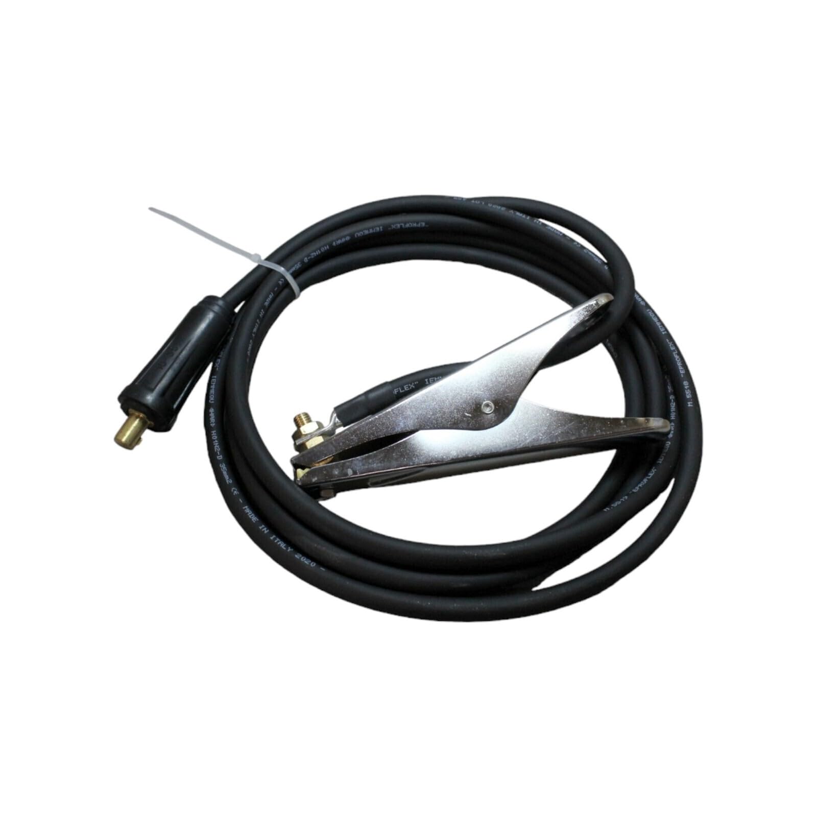 Przewód masowy kabel spawalniczy 10,16,25,35,50,70mm² HAR 4m 200/400A zacisk masowy wtyczka (16mm²)