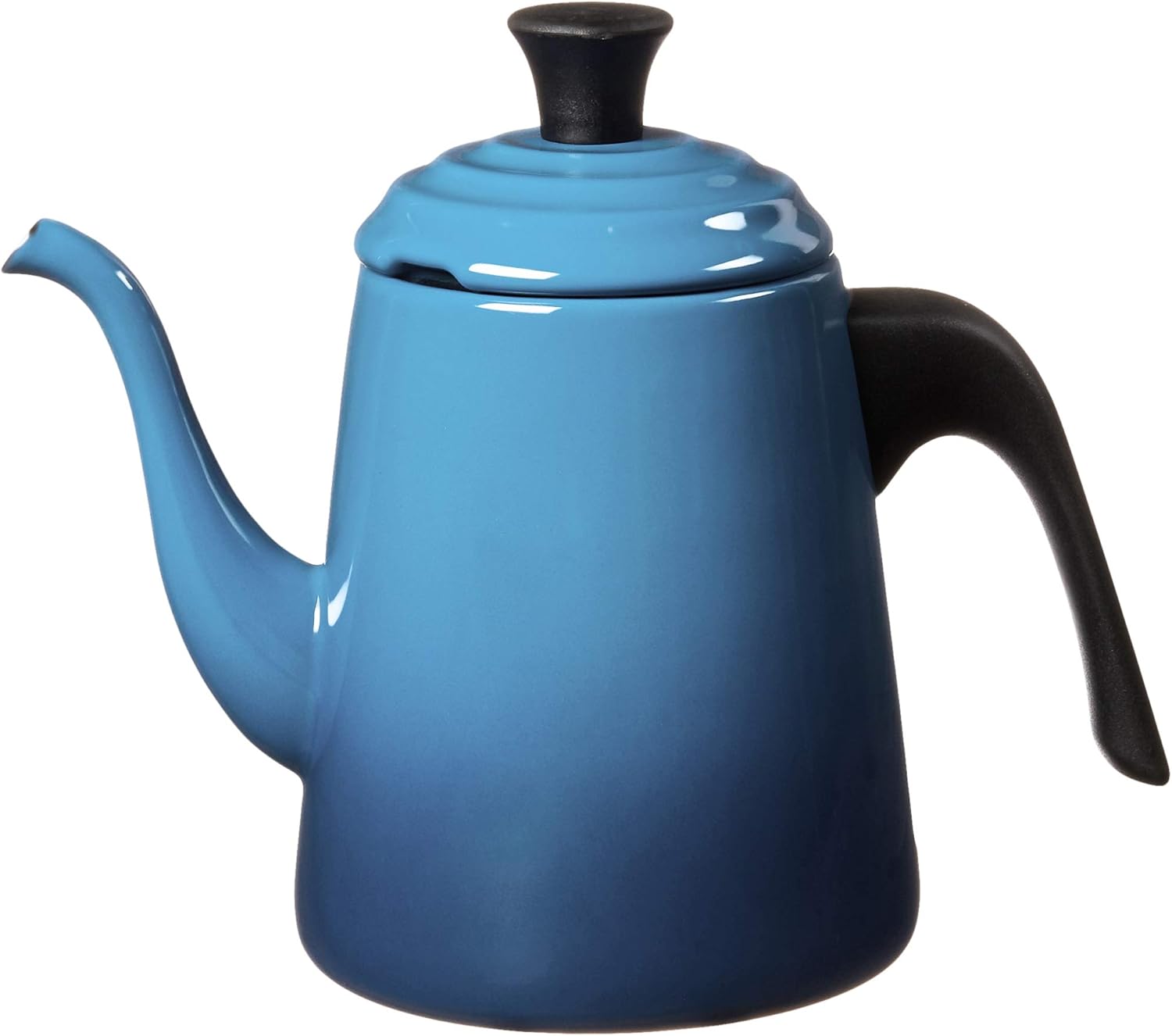 Le Creuset Chaleira de chá com esmalte em aço, 2,95 xícaras, Marselha