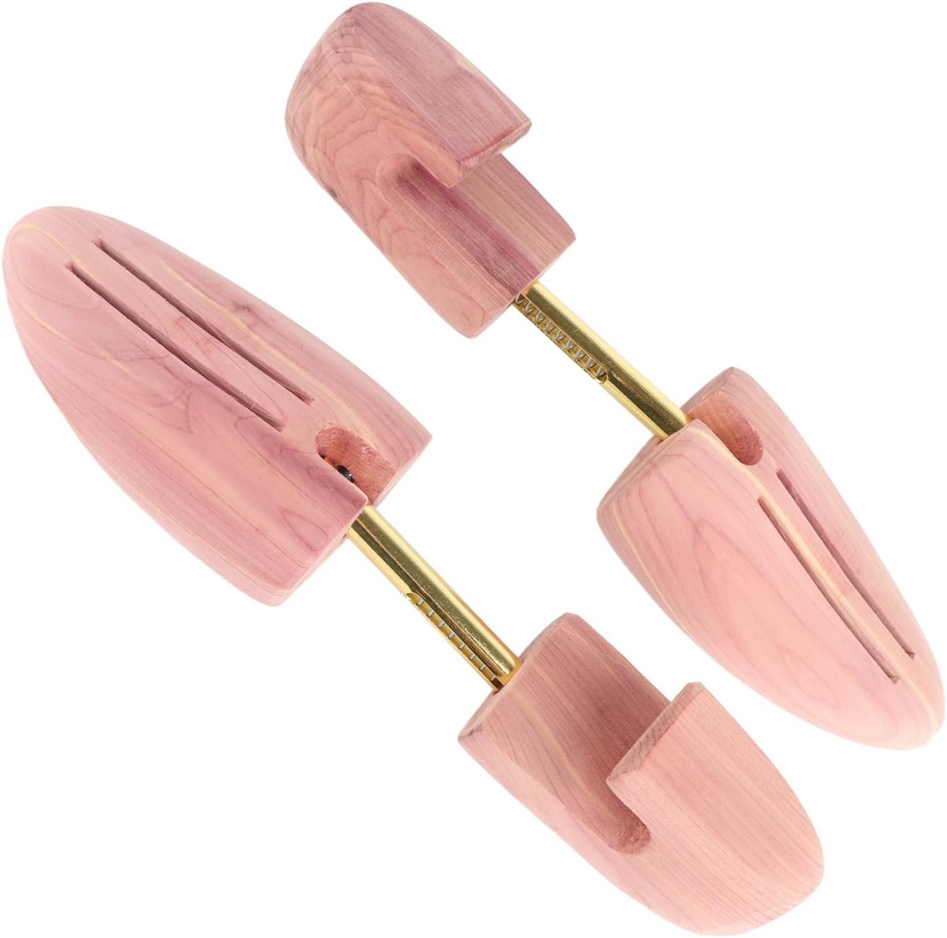 Cedar Shoe Trees Shoe Stretcher Shaper Placeholder Adjustable Wooden Boot Shape Holder with Expansion Springs Odor Removal Anti Wrinkle for Leather Shoes Sneakers Bo (US 9-10)