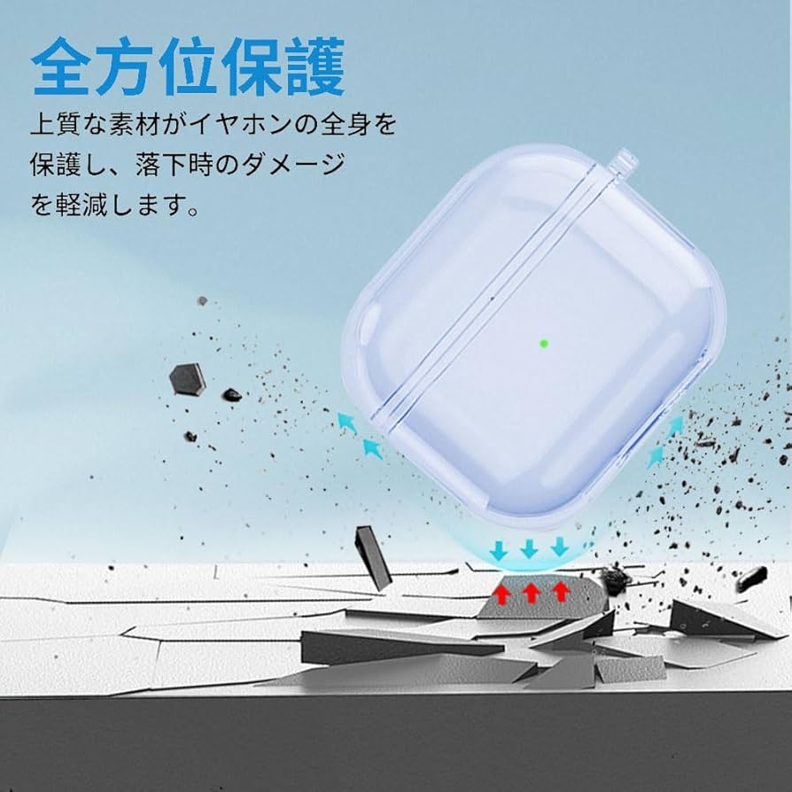 Amazon.co.jp: For airpods 4 ケース [HVUYAL] 透明 軽量 TPU素材 充電