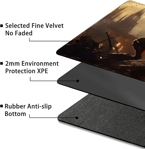 Miniatura 124 de MTG Playmat, Free Storage Bags, 24 x 14 Inches, TCG & Board Game Mat with Zones