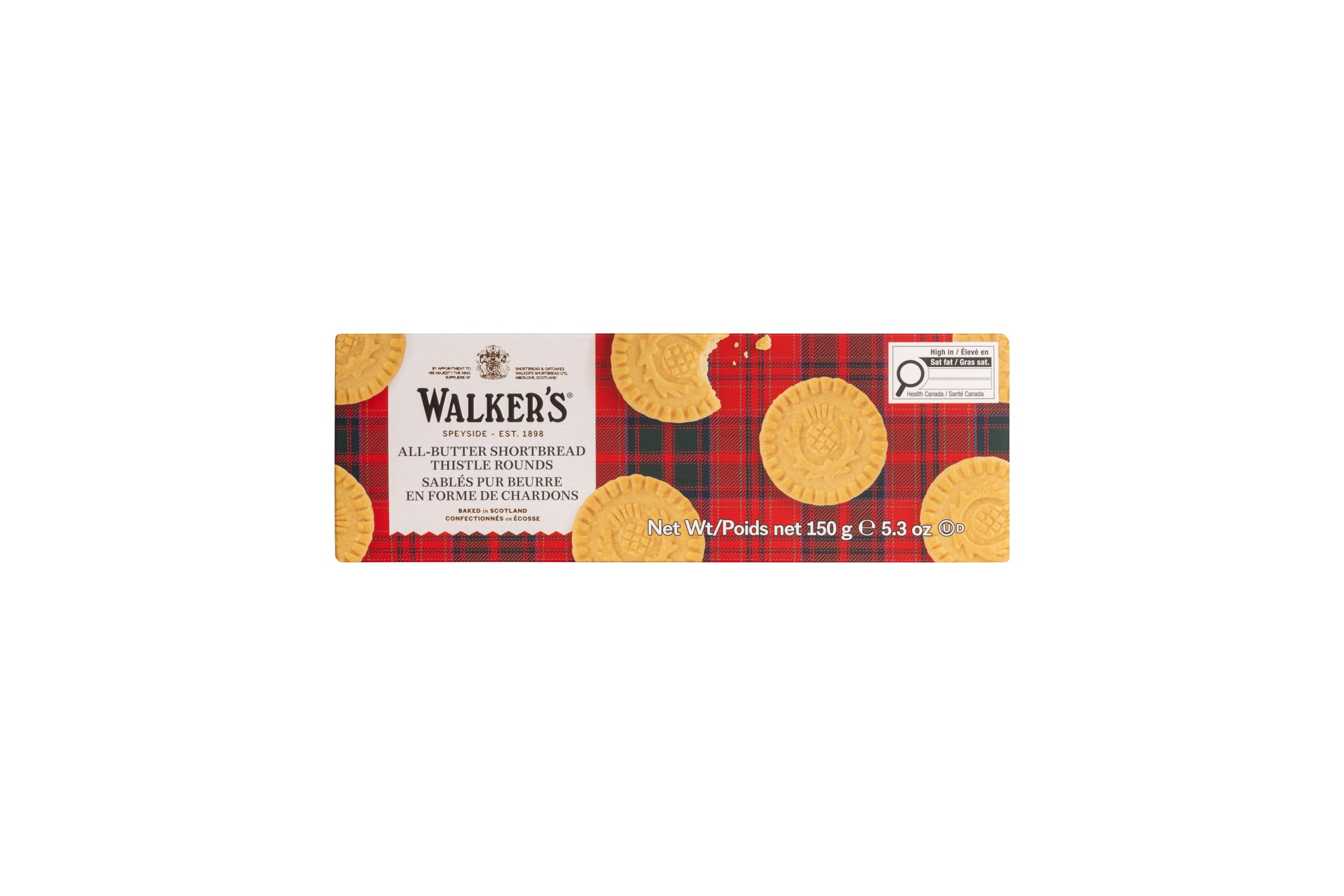 Walker's All-Butter Shortbread Rounds 150g