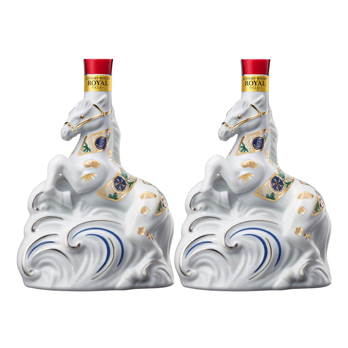 Amazon.co.jp: サントリー ローヤル 干支ボトル 2本セット 午歳 600ml