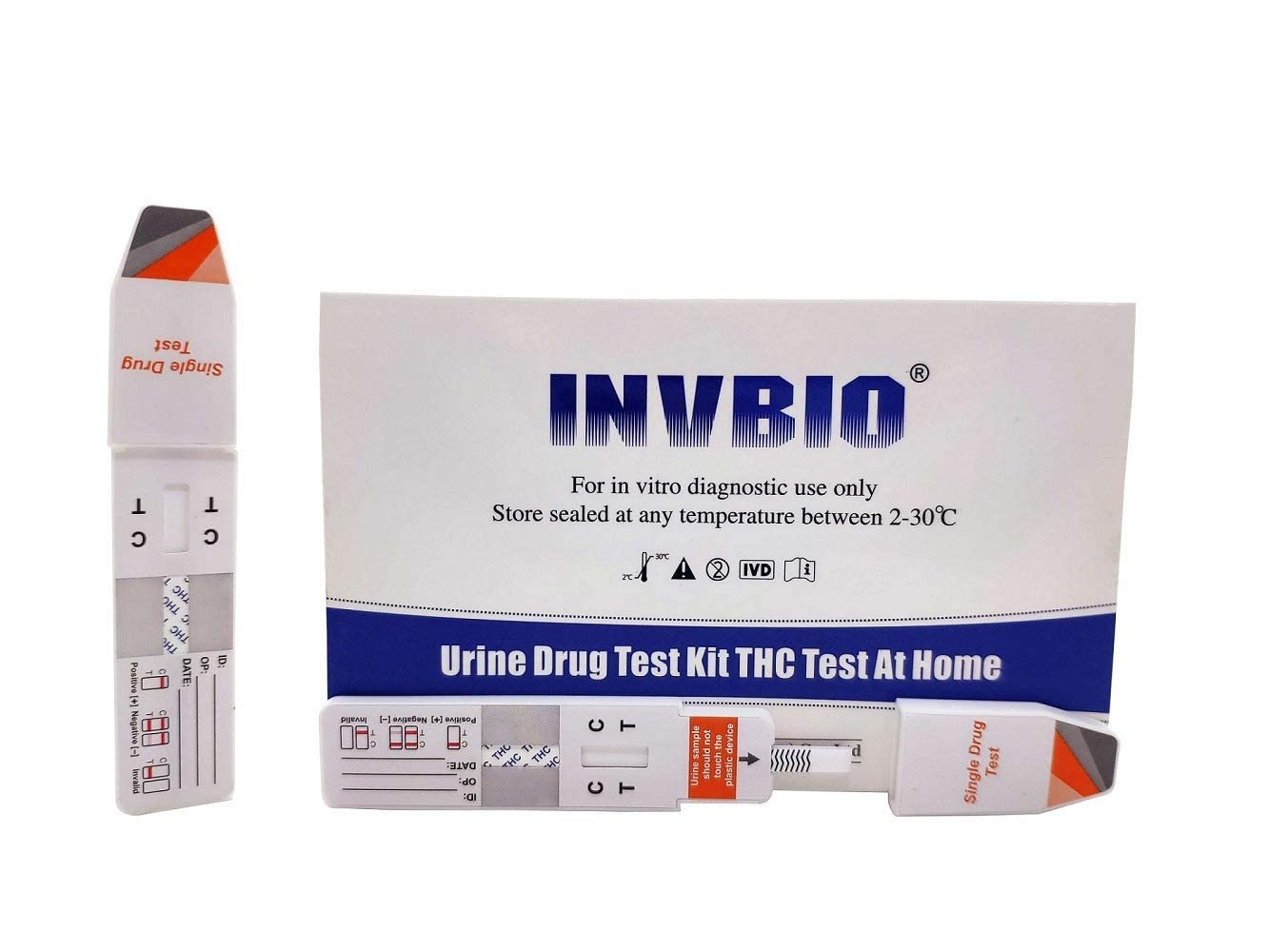 Buy 20 PackINVBIO THC Test 20 ng/ml Low CutOff Level, Home Urine