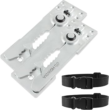 HOWDIA Sectional Couch Connectors Sofa Straps Heavy-Duty Couch Connector Adjustable Strap for Sliding Sofas, Keep Your Sectional Sofa Together, Easy Installation 4 Pack2 Sets