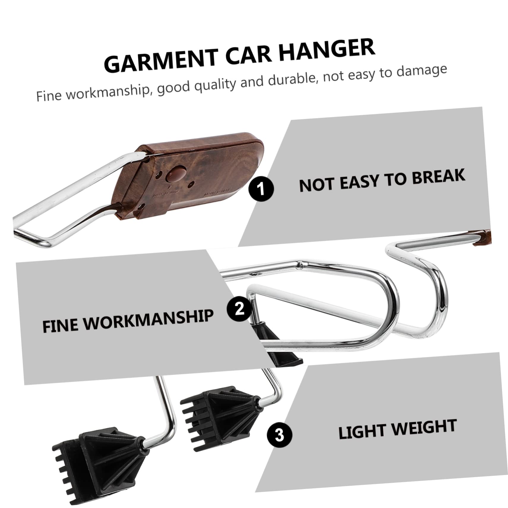 ERINGOGO 1pc Car Hanger Car Coat Hanger Car Jacket Hanger Car Headrest Car Clothes Hangers Headrest Coat Hanger Hook Hanger Clothes Hanger for Car Seat Stainless Steel Abs Suit Rack