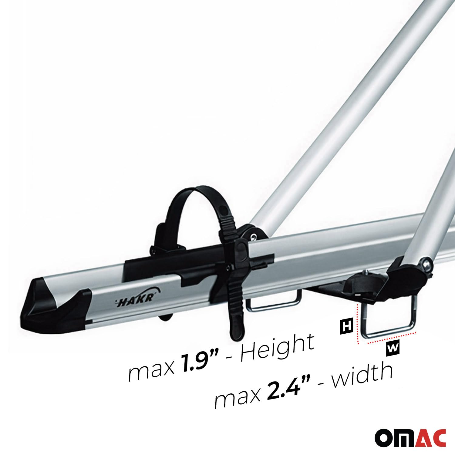 Bagażnik Rowerowy Dachfahrradträger bis 17kg Aluminium Srebrny Uchwyt Rowerowy 2tlg