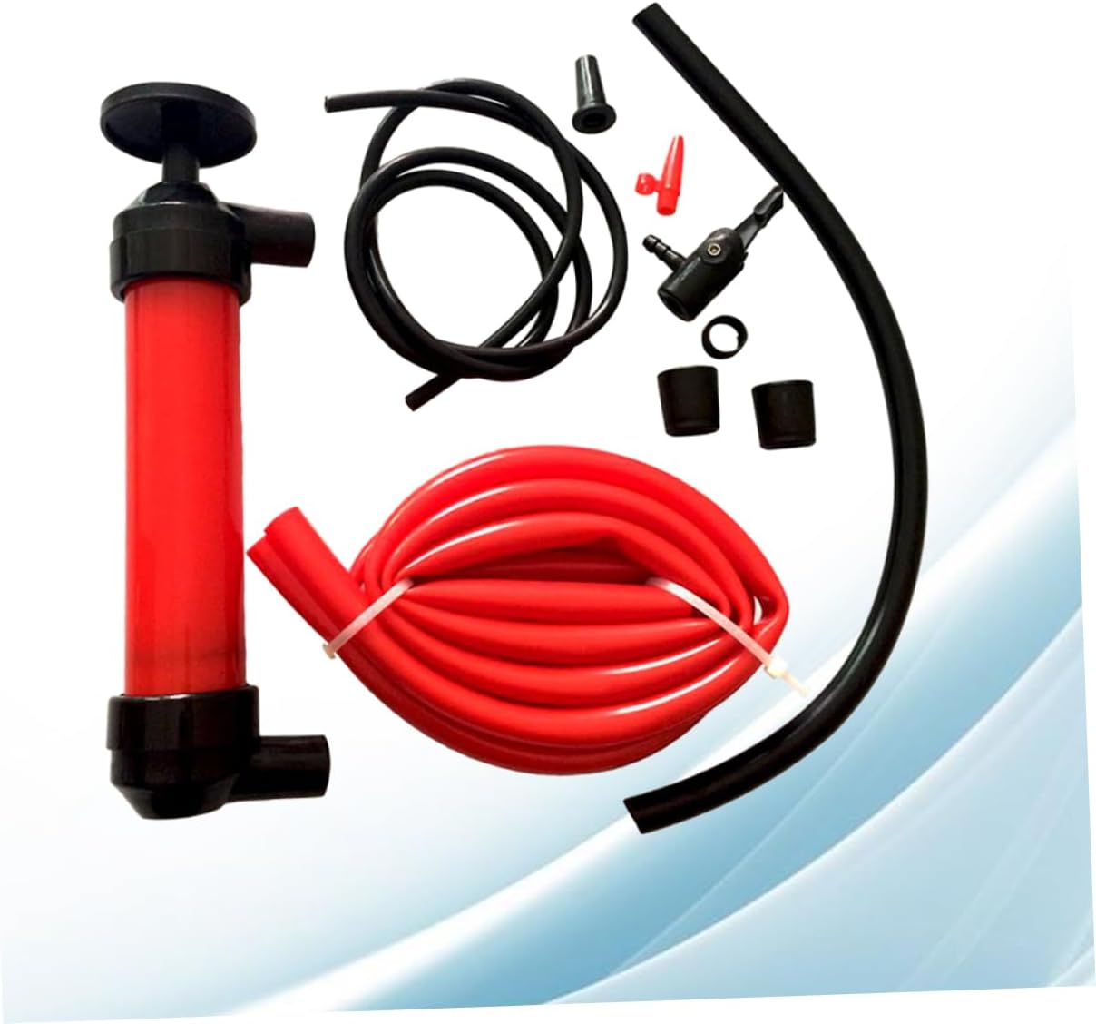 TENDYCOCO Liquid Transfer Pump Pumping Unit Oil Sucker Multi-function Car Supplies Tabletop Sand Garden Portable Hand Pump Gas Pump Vehicle Deer Whistle Evil Eye Car Hanging Ornament Manual