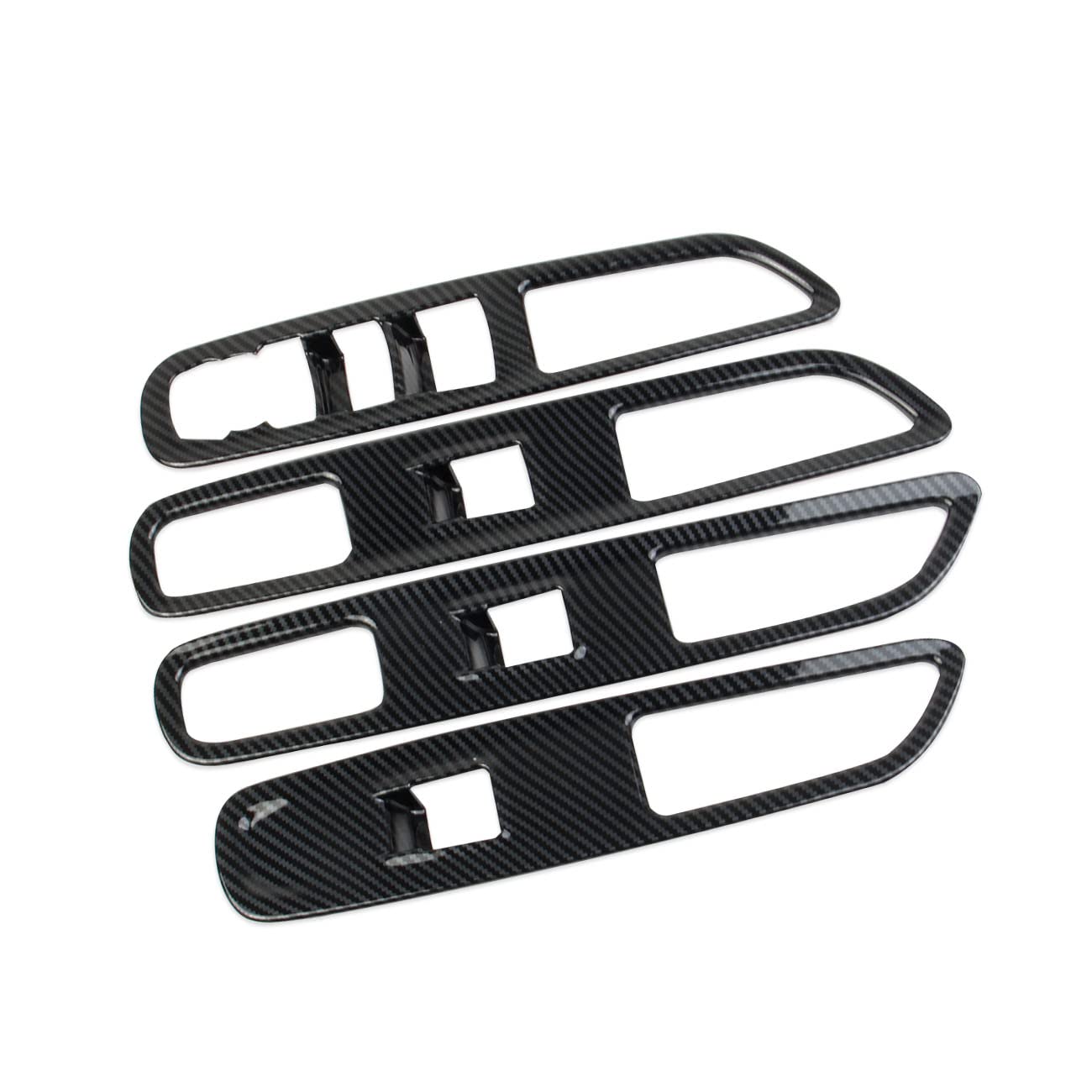 Carbon Fiber Window Lift Trim Switch Panel Cover Trim for GMC Terrain 2018-2024