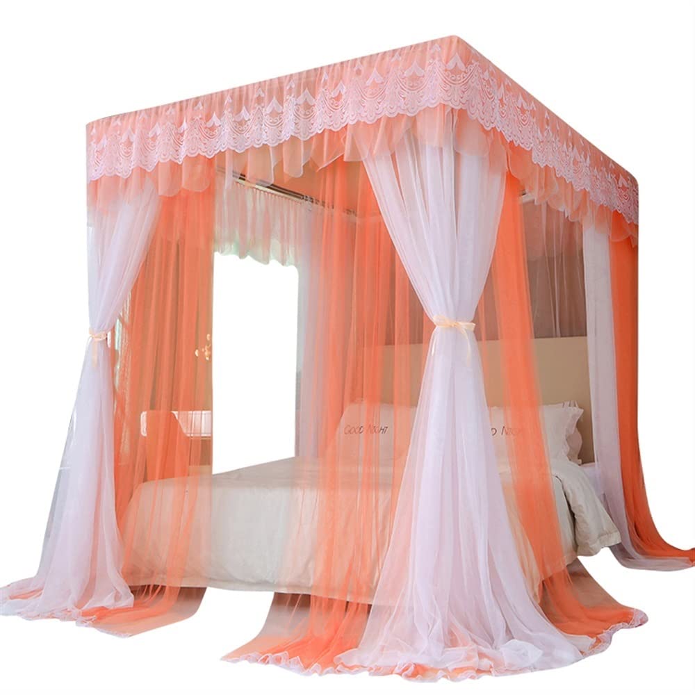 Mosquitero de malla para cama de 1,5x2x2m estilo 3 dosel infantil y adulto