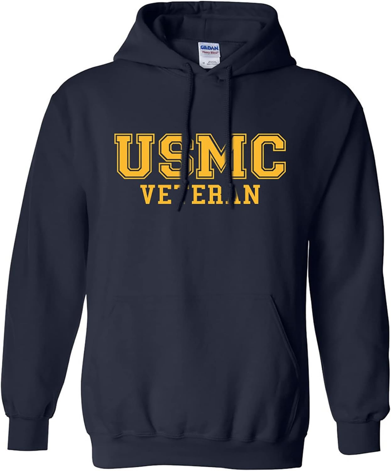 zerogravitee USMC Veteran GOLD logo Hooded Sweatshirt