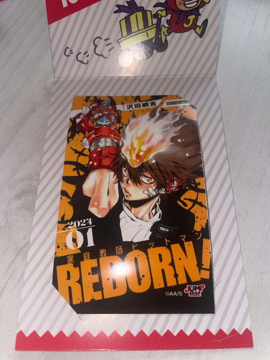 家庭教師ヒットマンREBORN! 沢田綱吉　　ジャンプ限定　ブロマイド 家庭教師ヒットマンREBORN! JF2021限定ブロマイド リボーン