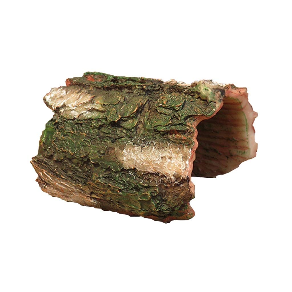 Resina de escondite de Reptiles, Caja de Cueva de Reptiles, decoración de hábitat, escondites de cáscara de Huevo de Dinosaurio simulado, Accesorios de Caja de Reptiles, Adornos