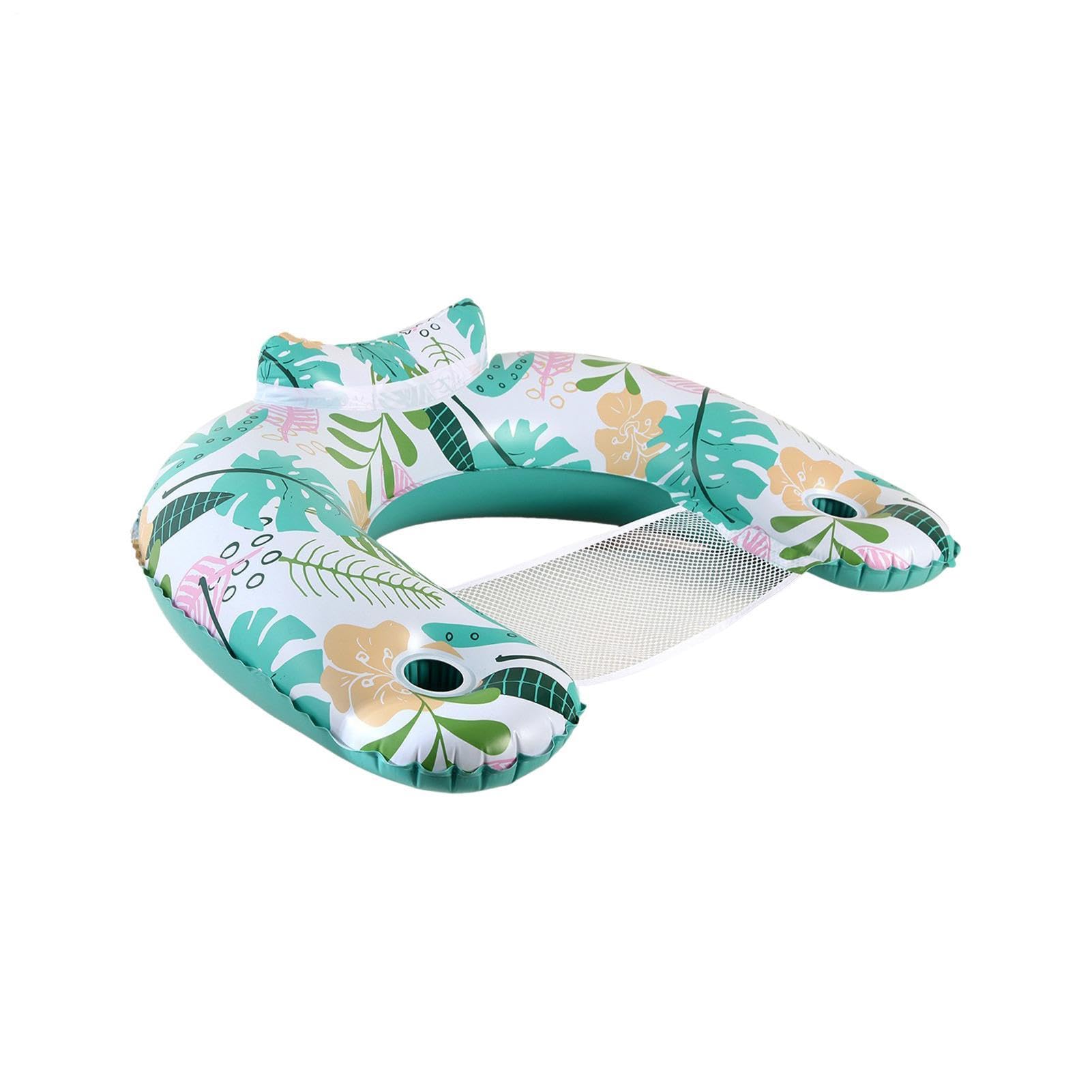 Galleggiante gonfiabile per piscina, in PVC, 90 x 75 cm