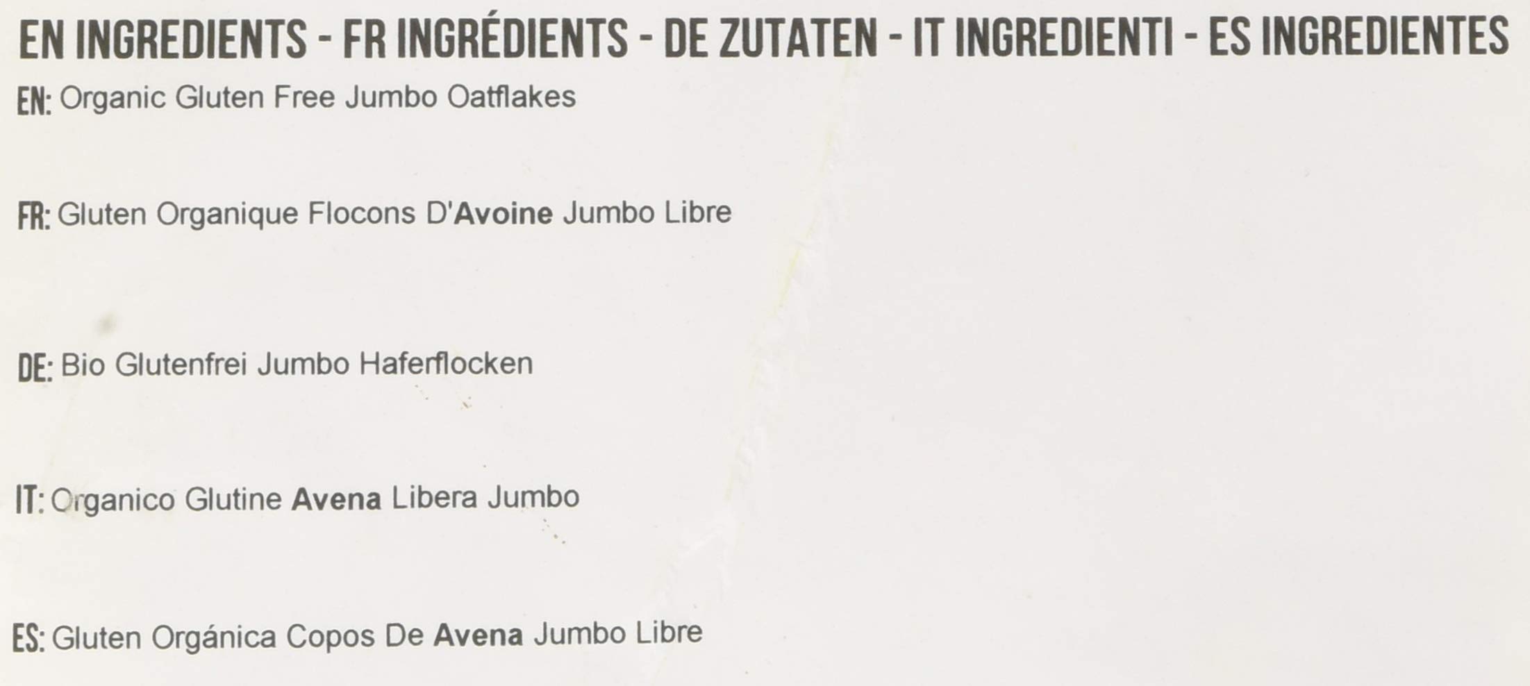Wholefood Earth Bio-Jumbo-Haferflocken ohne Gluten – 3 kg | GVO-frei | Vegan | Ballaststoffreich | Bio-zertifiziert (Packung mit 2)