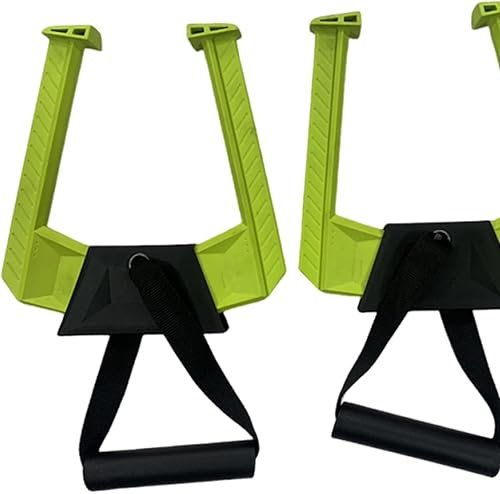 Miniatura 5 de Barra de dominadas portátil de 2 piezas para el equipo de entrenamiento de fuerza de la puerta, ejercicio de la parte superior del cuerpo, fácil de