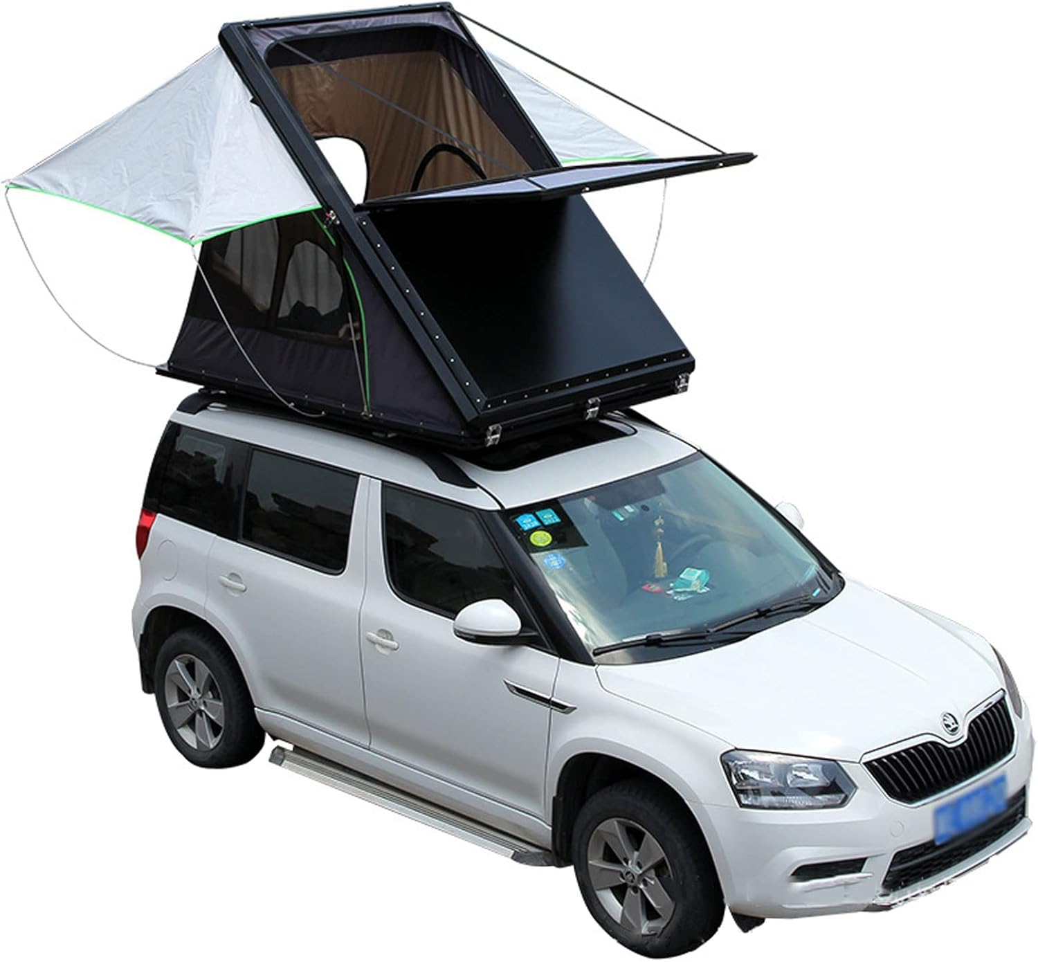 Triangular Pitched Selferecting Outdoor Cartop Tent with