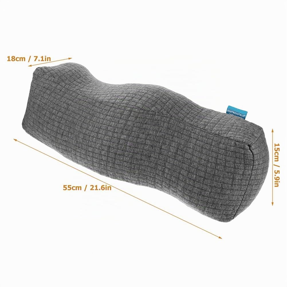 EXCEART Oreiller Repose-Jambes Ergonomique Coussin De Jambe SuréLevé pour Bureau Maison AméLiore Circulation Sanguine Soulage Pression Pieds Confortable 21.65 X 7.09 X 5.91 Pouces
