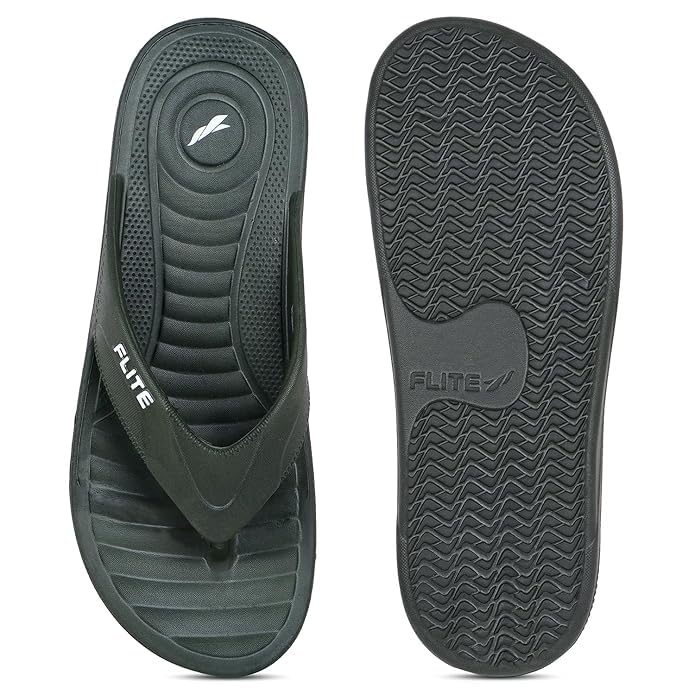 Image of FLITE Men's FL-483 Flip Flops | Lightweight EVA Slippers for Men | Comfortable Casual DailyUse Chappal | Anti-Slip Sole Soft Footbed