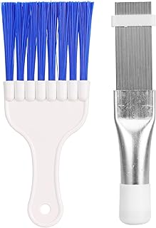 YSYONM Air Conditioner Condenser Fin Cleaning Brush Stainless Steel Coil Condenser Brush AC Fin Comb Refrigerator Coil Cleaning Whisk Brush Evaporator Radiator Repair Tool