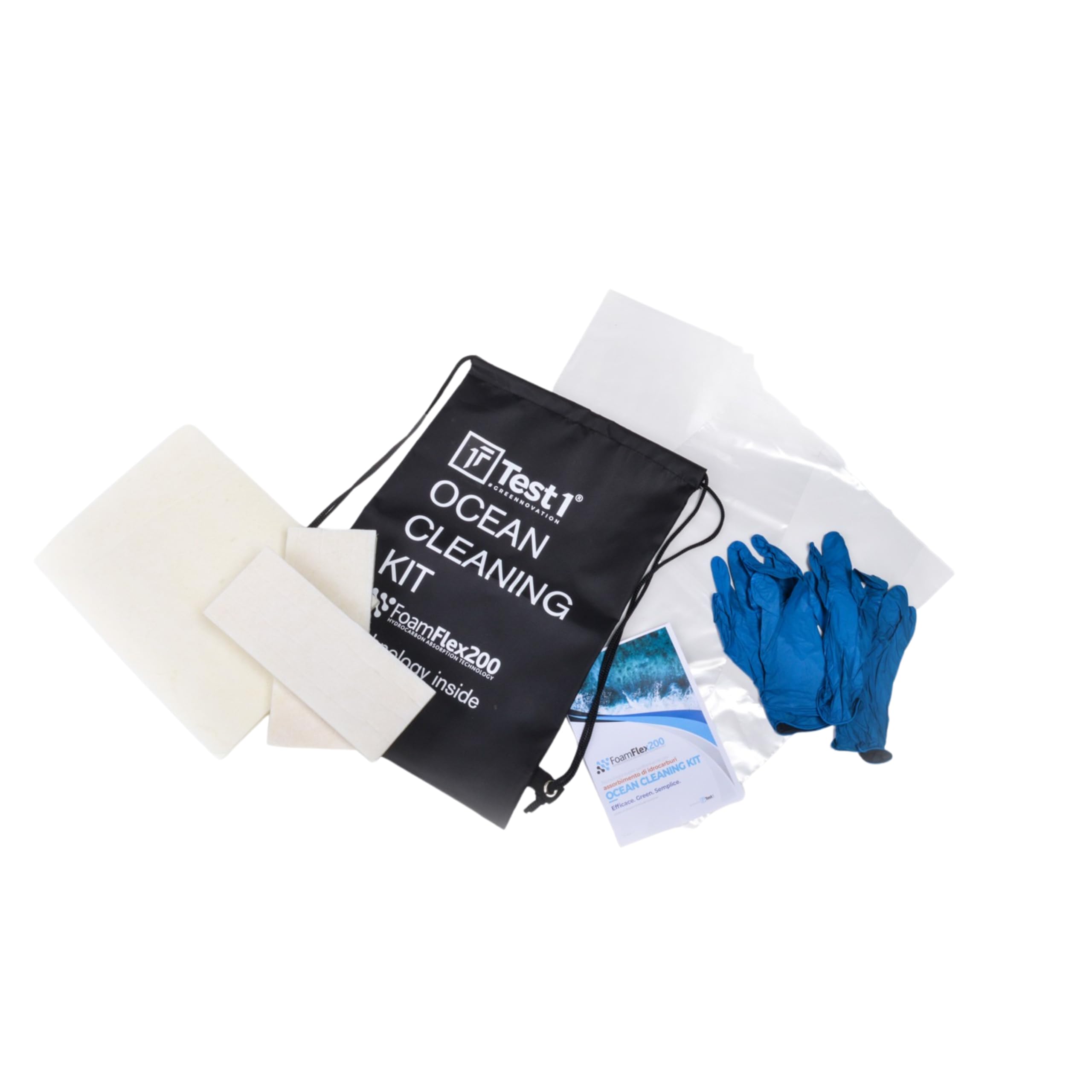 Kit Ocean Cleaning con Spugna Oleoassorbente Riutilizzabile | Ideale per diportisti e piccole imbarcazioni
