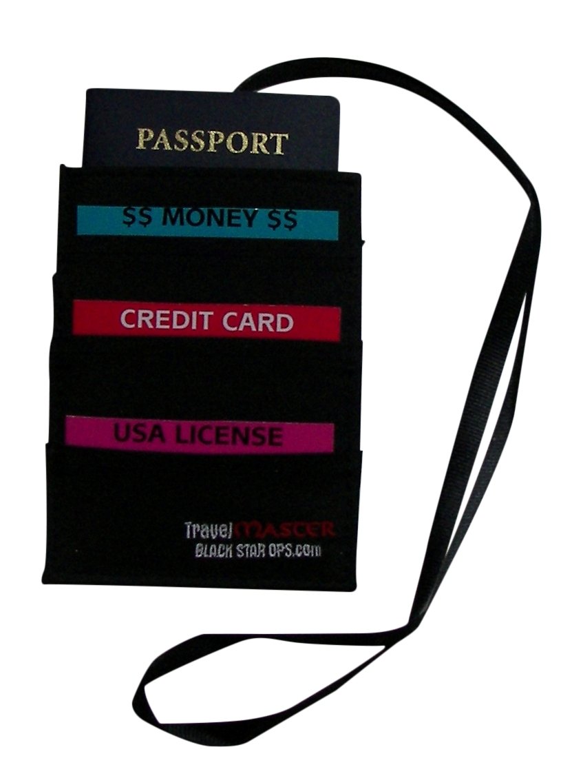 Travel Master Duo Hidden Travel Wallet with Easy Removable Neck