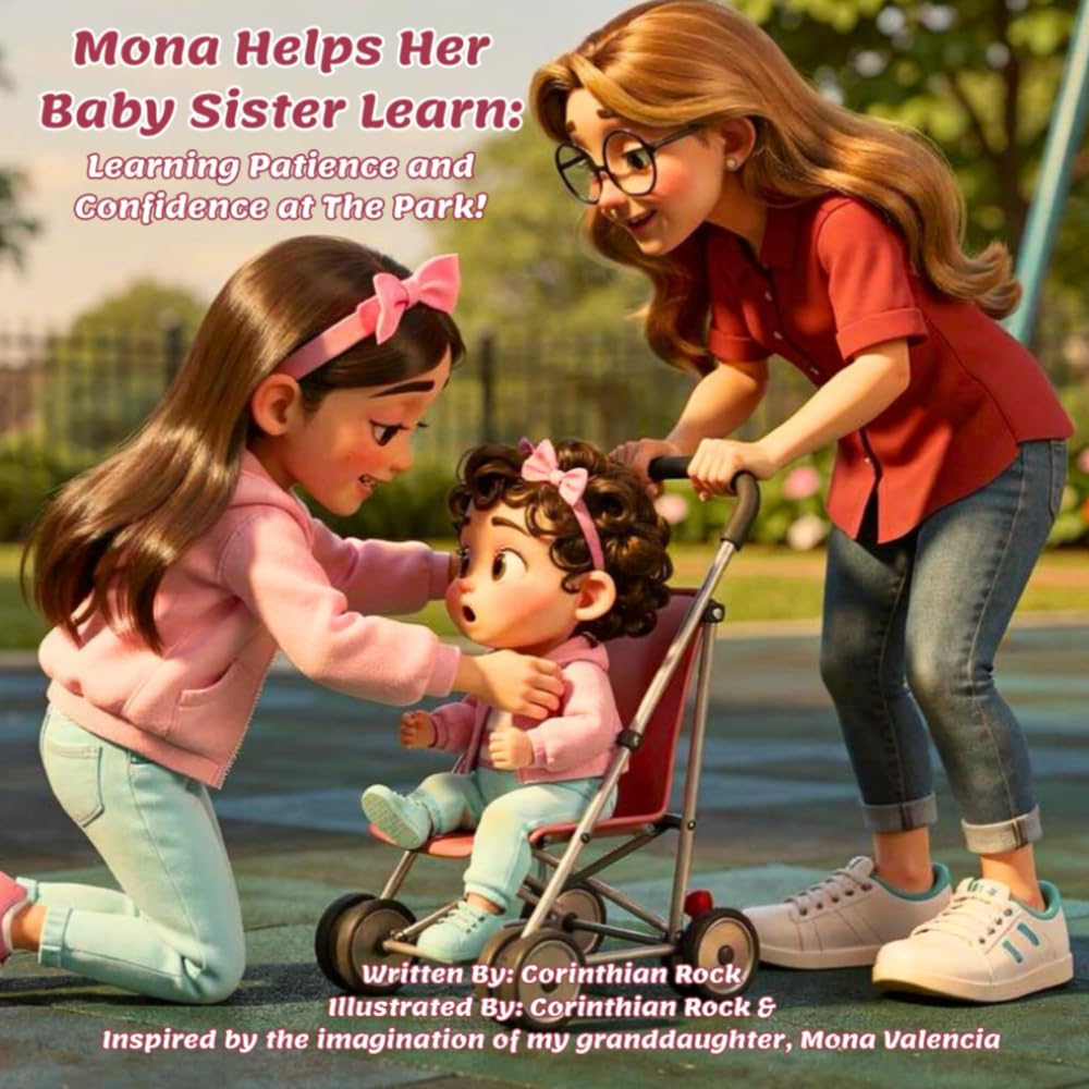 Mona Helps Her Baby Sister Learn: Learning Patience and Confidence at the Park! (Mona's Short Bedtime Stories)