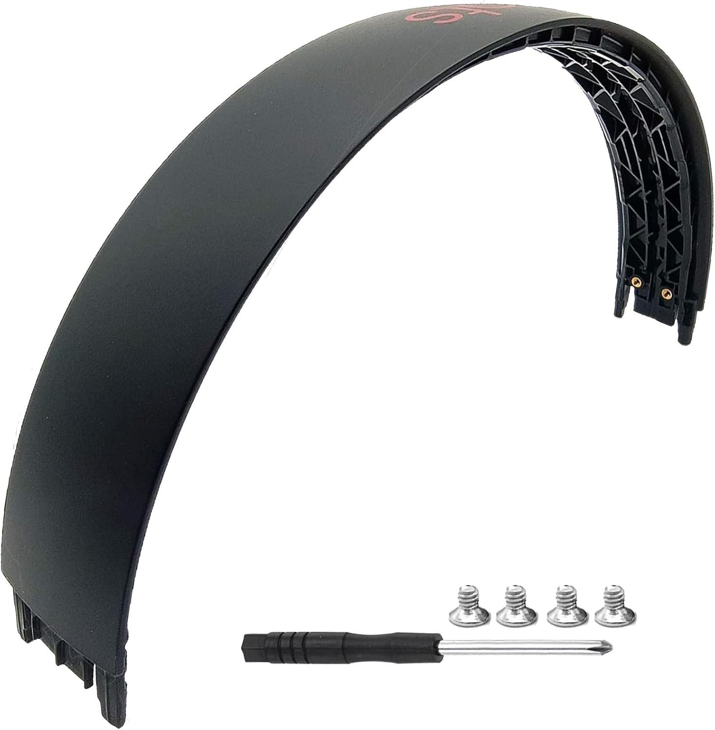 Solo3 Headband Replacement Parts Accessories Solo 3 Head Band Top Repair Kit Compatible with Solo 3.0/Solo 2.0 Wired/Wireless (B0518/B0534) Headphones. (Defiant Black Red)