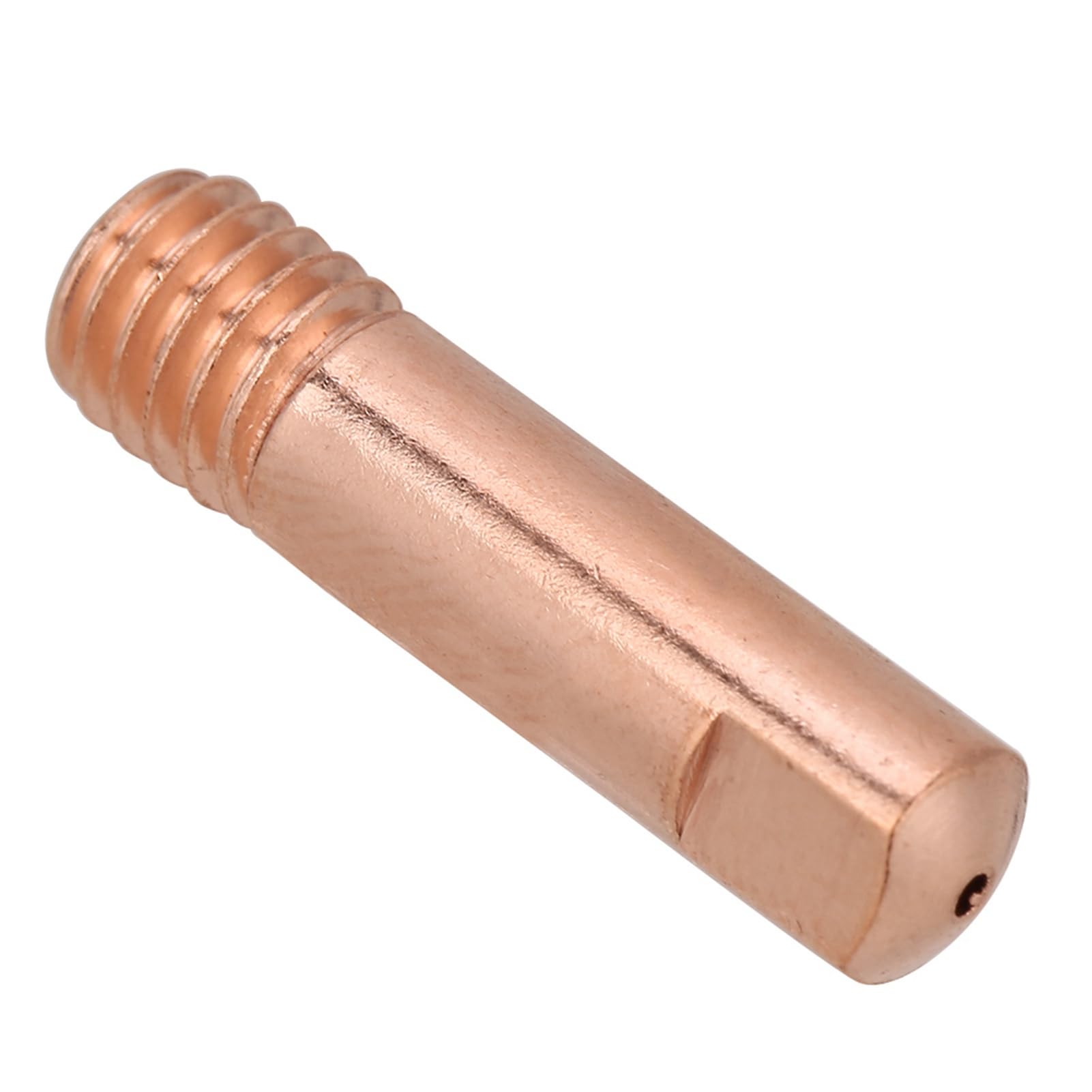 Wakects Punta di Contatto in Rame da 20 Pezzi, Punta di Contatto per Saldatura in Rame Rosso per Binzel 15AK MIG, Dimensioni 0,8 Mm, Materiali di Consumo Durevoli e Resistenti Alle Alte Temperature