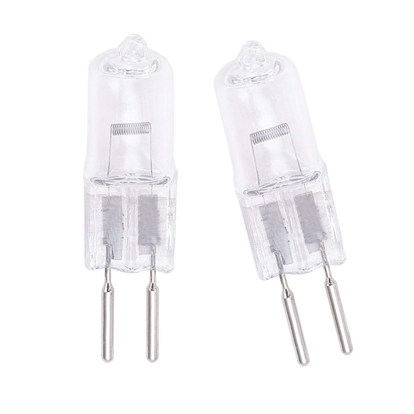 Halogenlampen GY6.35 50W 24V Halogen Leuchtmittel G6.35 100W 12V Kapsel 2 Pin Glühbirne GY6.35 220V 35W JC Typ Klarglas Linsenkapsel lampen Warmweiß 20PCS 220V-15