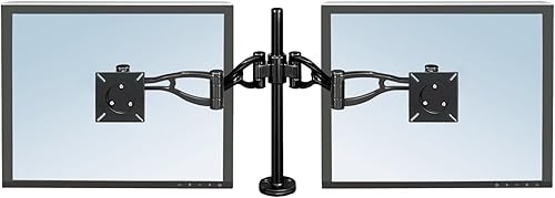 Miniatura 1 de Fellowes 8041701 Professional Series - Soporte de monitor de computadora ajustable de profundidad para 2 monitores con brazos de monitor dual,