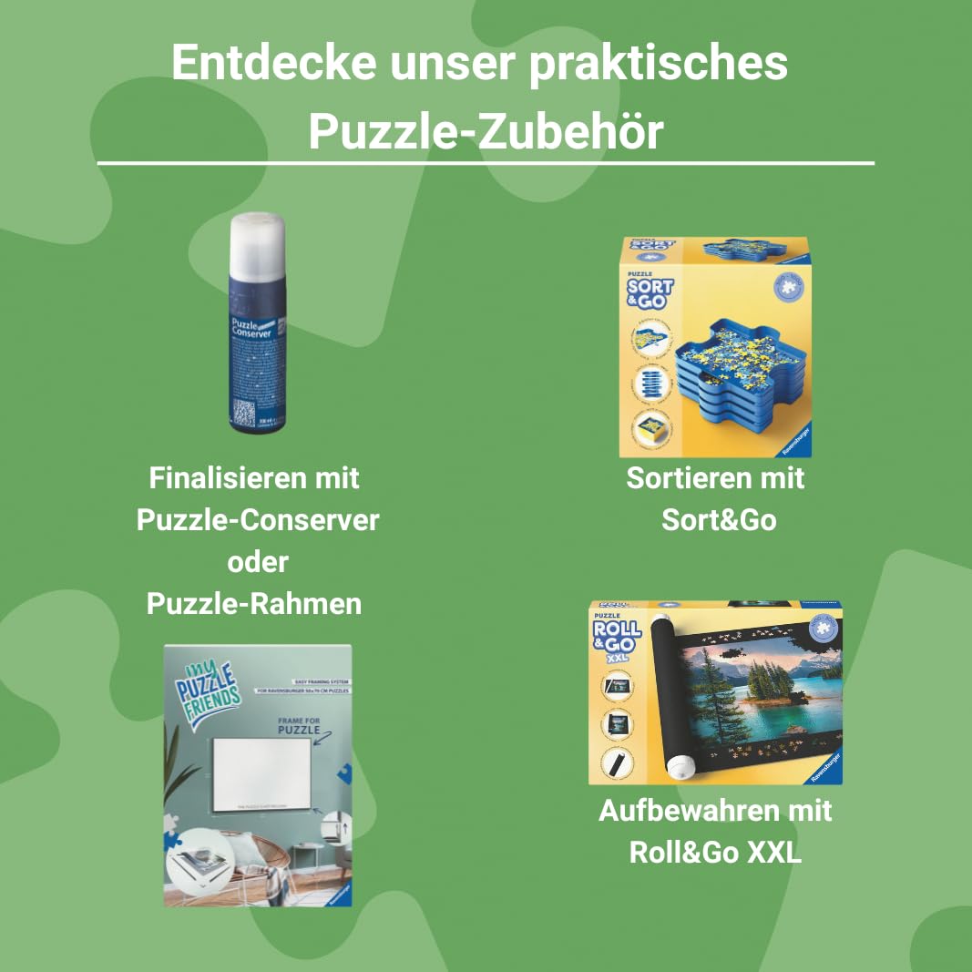 Ravensburger Puzzle Stand & Go 17976 - Praktisches Puzzle-Zubehör speziell für 1000 Teile Puzzles entwickelt