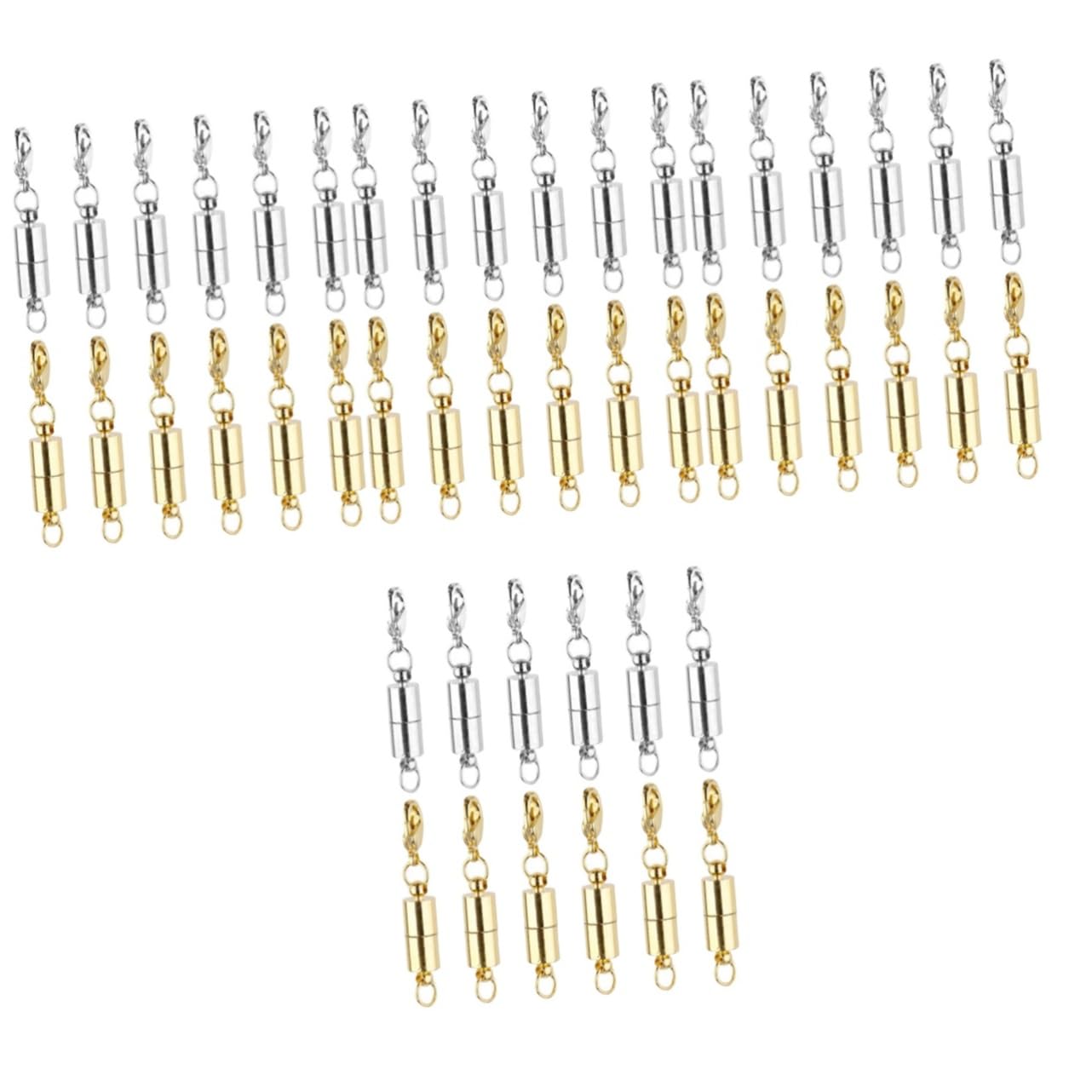 48 Pezzi Chiusura Magnetica A Moschettone Per Collana Fibbie Magnetiche Fibbie Estensibili Magnetiche Per Chiusura Collana Per Collane Chiusure A Moschettone Gioielli Accessori
