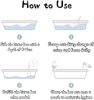 Vista 6 de JUNAI Arena para gatos de tofu, 16 paquetes (5.1 lbs x 16), arena para gatos aglutinante de café natural vegana, arena para gatos ligera y sin polvo