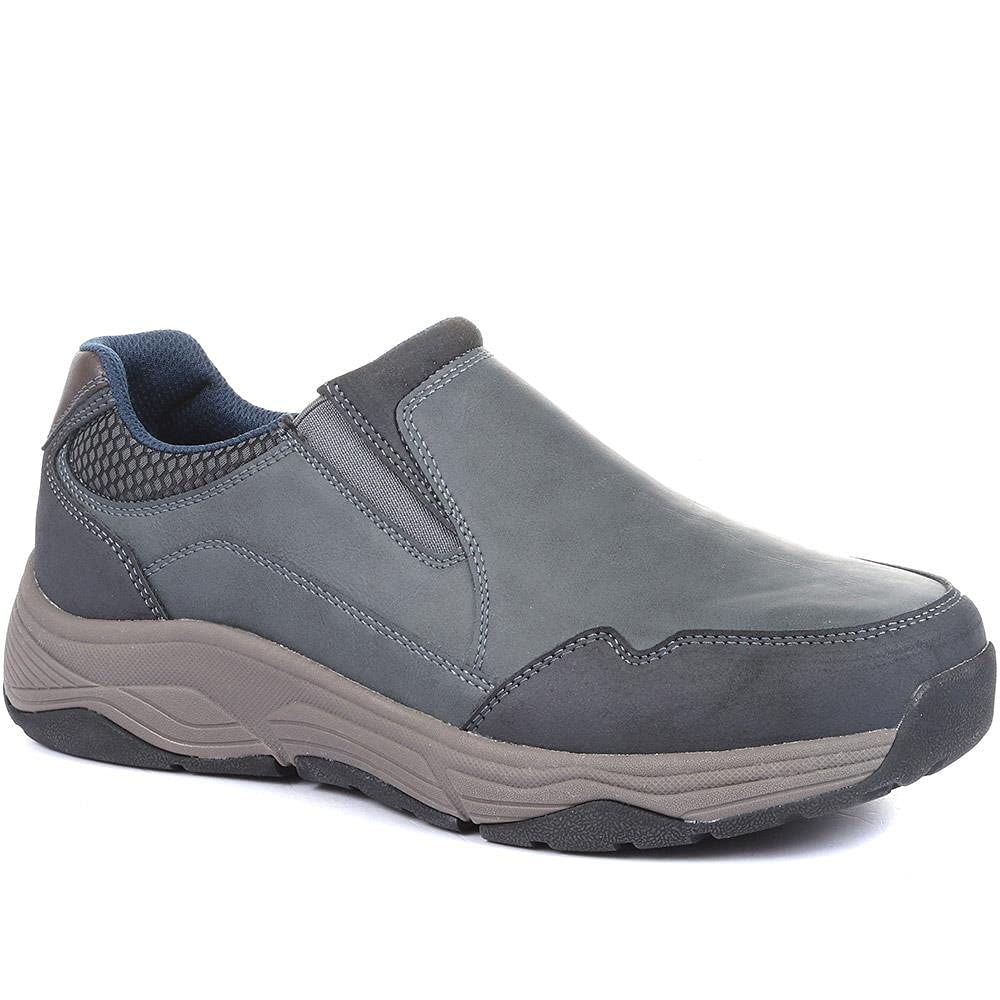 Pavers Mens Wide Fit Faux Leather Slip On Loafers In Desertcart