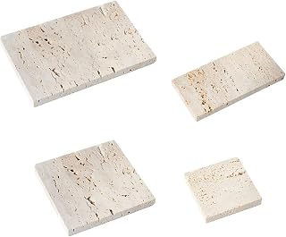 GISELA D Jewelry Photography Props - Stone Photo Props for Product Photography (white-4pcs)